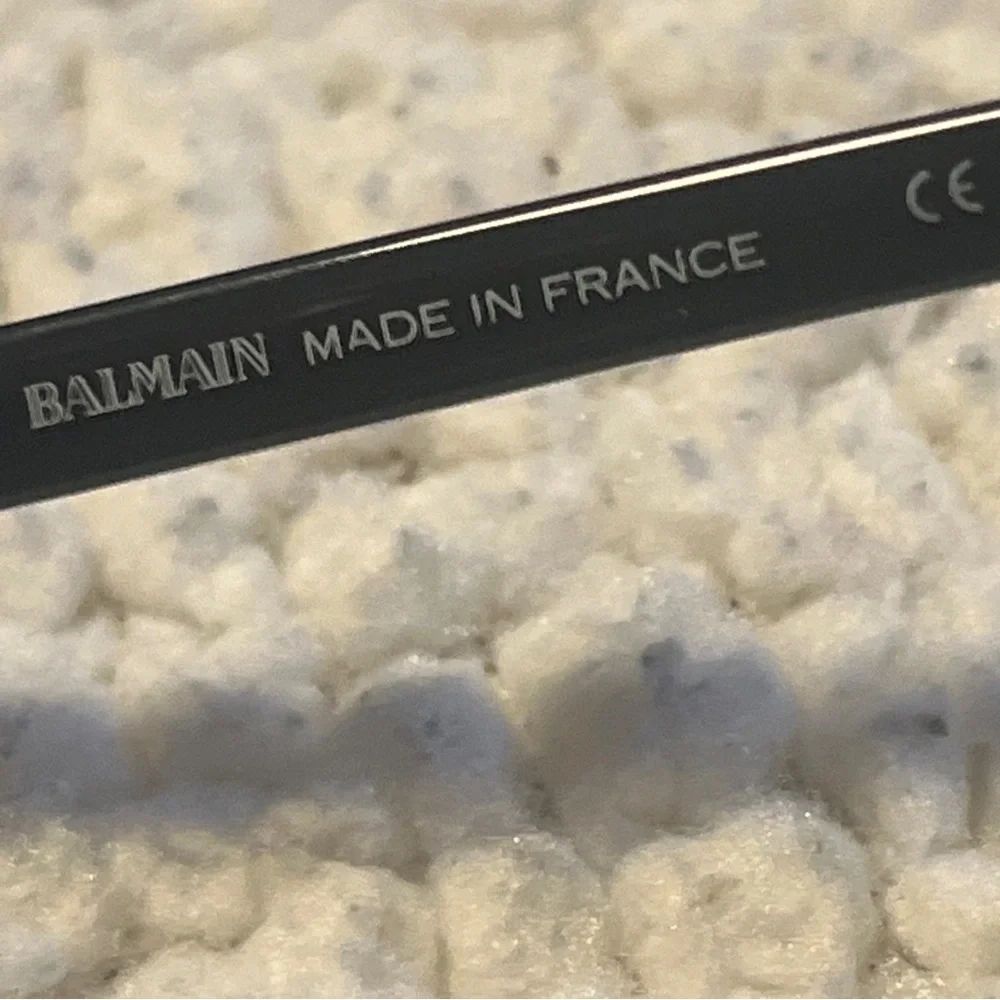 BALMAIN BL 2103 C02 Gunmetal Black Authentic Sunglasses 59-13 W/case - Picture 6 of 7